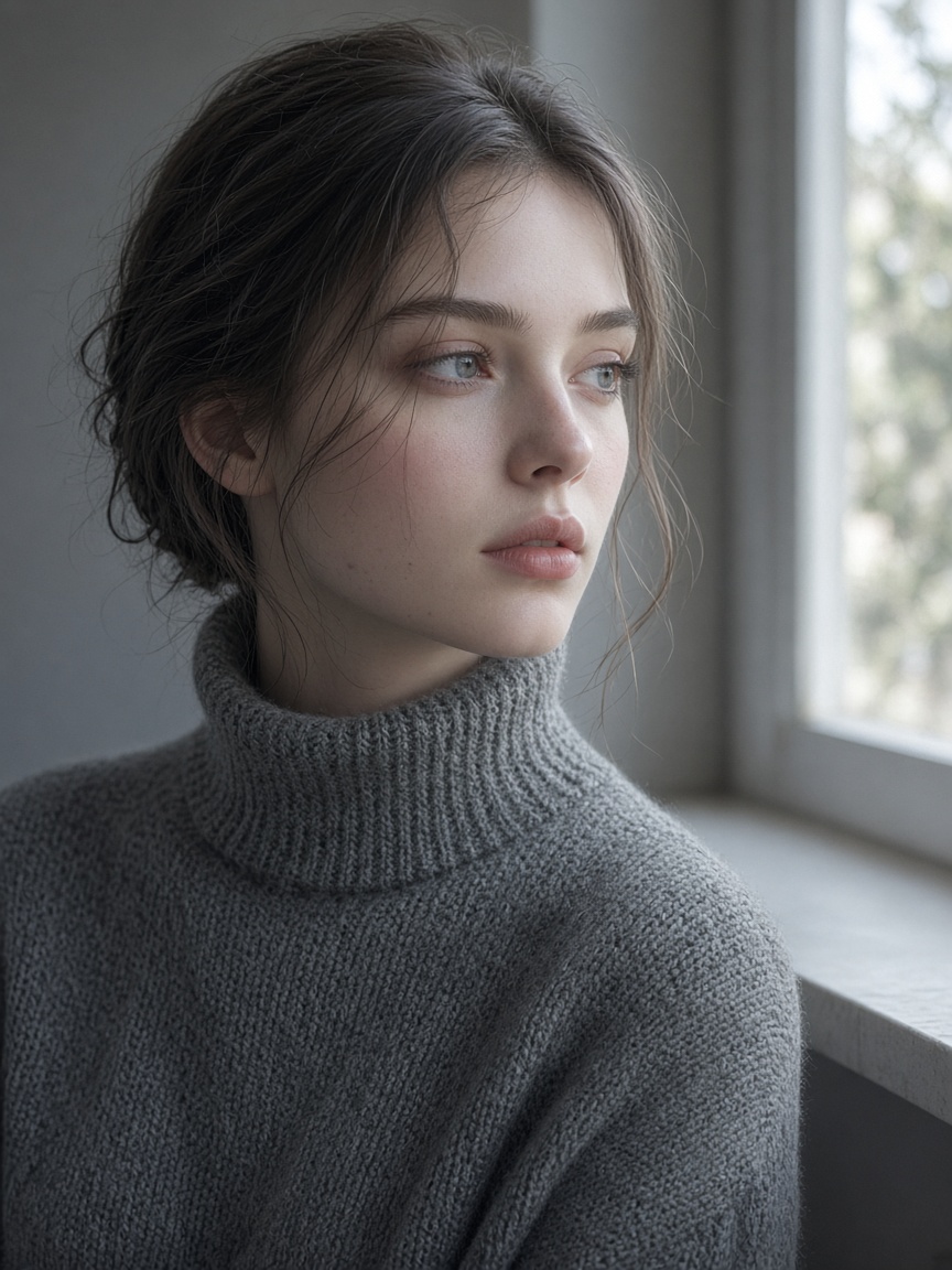 Grey knit